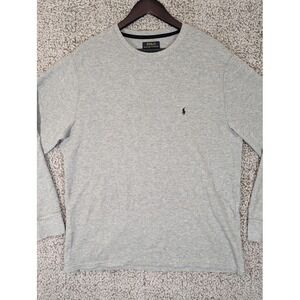 Polo Ralph Lauren Thermal Knit Long Sleeve T-Shirt‎ Men's XL Grey Baselayer